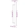 Schrankgriffe 5 Stück silberfarbener Edelstahl 320 mm von , Schrankknöpfe und Griffe - Ref: Foro24-155418, Preis: 16,81 €, Ra...