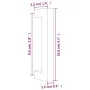 Tiradores para armarios 10 uds acero inoxidable negro 96 mm de , Pomos y picaportes de armarios - Ref: Foro24-155397, Precio:...