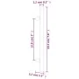 Tiradores para armarios 20 uds acero inoxidable plateado 128 mm de , Pomos y picaportes de armarios - Ref: Foro24-3203589, Pr...