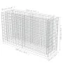 Arriate de gaviones de acero 180x50x100 cm de vidaXL, Maceteros y jardineras - Ref: Foro24-143558, Precio: 112,25 €, Descuent...
