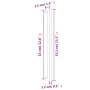 Cabinet handles 20 pcs bronze stainless steel 320 mm by , Cabinet knobs and handles - Ref: Foro24-3203665, Price: 66,44 €, Di...