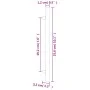 Cabinet handles 10 pcs stainless steel bronze 192 mm by , Cabinet knobs and handles - Ref: Foro24-3203631, Price: 28,21 €, Di...