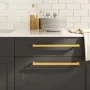 Schrankgriffe 10 Stück goldfarbener Edelstahl 320 mm von , Schrankknöpfe und Griffe - Ref: Foro24-3203673, Preis: 35,89 €, Ra...