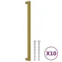 Schrankgriffe 10 Stück goldfarbener Edelstahl 320 mm von , Schrankknöpfe und Griffe - Ref: Foro24-3203673, Preis: 35,89 €, Ra...
