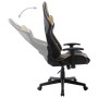 Silla de gaming de cuero sintético negro y dorado en Sillas gaming | Comprar online en Foru.es