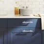 Schrankgriffe 20 Stück silberfarbener Edelstahl 96 mm von , Schrankknöpfe und Griffe - Ref: Foro24-3203684, Preis: 22,92 €, R...