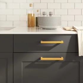 Cabinet handles 20 pcs gold stainless steel 160 mm by , Cabinet knobs and handles - Ref: Foro24-3203646, Price: 45,65 €, Disc...