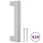 Schrankgriffe 10 Stück silberfarbener Edelstahl 96 mm von , Schrankknöpfe und Griffe - Ref: Foro24-155381, Preis: 19,78 €, Ra...