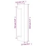 Cabinet handles 10 pcs silver stainless steel 96 mm by , Cabinet knobs and handles - Ref: Foro24-155381, Price: 19,78 €, Disc...