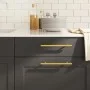 Cabinet handles 10 pcs stainless steel golden 160 mm by , Cabinet knobs and handles - Ref: Foro24-155359, Price: 21,07 €, Dis...