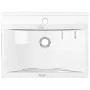 Lavabo con rebosadero cerámica plateado 60x46x16 cm de vidaXL, Lavabos - Ref: Foro24-143502, Precio: 75,52 €, Descuento: %