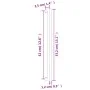 Cabinet handles 5 pcs stainless steel silver 320 mm by , Cabinet knobs and handles - Ref: Foro24-155386, Price: 19,06 €, Disc...
