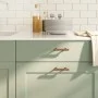 Griffe für 10 Stk. Schränke aus Edelstahl Bronze 64 mm von , Schrankknöpfe und Griffe - Ref: Foro24-155428, Preis: 20,51 €, R...