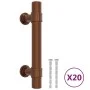 Griffe für 10 Stk. Schränke aus Edelstahl Bronze 64 mm von , Schrankknöpfe und Griffe - Ref: Foro24-155428, Preis: 20,51 €, R...
