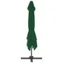 Sombrilla voladiza con poste de aluminio verde 400x300 cm de vidaXL, Sombrillas - Ref: Foro24-44635, Precio: 290,64 €, Descue...