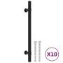 Cabinet handles 10 pcs stainless steel black 160 mm by , Cabinet knobs and handles - Ref: Foro24-155423, Price: 41,75 €, Disc...