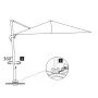Sombrilla voladiza con poste de aluminio verde 400x300 cm de vidaXL, Sombrillas - Ref: Foro24-44635, Precio: 290,64 €, Descue...