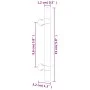 Tiradores para armarios 10 uds acero inoxidable negro 96 mm de , Pomos y picaportes de armarios - Ref: Foro24-155421, Precio:...