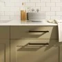 Tiradores para armarios 5 uds acero inoxidable negro 192 mm by , Cabinet knobs and handles - Ref: Foro24-155400, Price: 18,00...