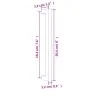 Tiradores para armarios 5 uds acero inoxidable negro 192 mm by , Cabinet knobs and handles - Ref: Foro24-155400, Price: 18,00...