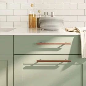 Cabinet handles 20 units stainless steel bronze 192 mm by , Cabinet knobs and handles - Ref: Foro24-3203615, Price: 45,85 €, ...