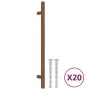 Cabinet handles 20 units stainless steel bronze 192 mm by , Cabinet knobs and handles - Ref: Foro24-3203615, Price: 45,85 €, ...