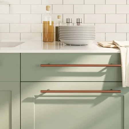 Cabinet handles 20 units stainless steel bronze 320 mm by , Cabinet knobs and handles - Ref: Foro24-3203617, Price: 40,81 €, ...