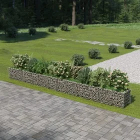 Steel gabion bed 540x50x50 cm by vidaXL, Pots and planters - Ref: Foro24-143567, Price: 132,97 €, Discount: %