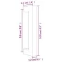 Cabinet handles 20 pcs stainless steel silver 96 mm by , Cabinet knobs and handles - Ref: Foro24-3203636, Price: 32,91 €, Dis...
