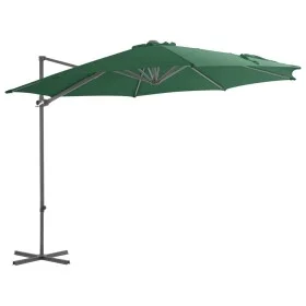 Cantilever parasol with green steel pole 300 cm by vidaXL, Umbrellas - Ref: Foro24-44629, Price: 94,90 €, Discount: %