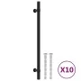Cabinet handles 10 pcs stainless steel black 224 mm by , Cabinet knobs and handles - Ref: Foro24-3203712, Price: 22,97 €, Dis...