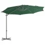 Cantilever parasol with green steel pole 300 cm by vidaXL, Umbrellas - Ref: Foro24-44629, Price: 94,90 €, Discount: %