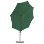 Cantilever parasol with green steel pole 300 cm by vidaXL, Umbrellas - Ref: Foro24-44629, Price: 94,90 €, Discount: %