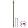 Cabinet handles 20 units stainless steel bronze 480 mm by , Cabinet knobs and handles - Ref: Foro24-3203706, Price: 93,00 €, ...