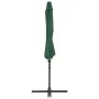 Cantilever parasol with green steel pole 300 cm by vidaXL, Umbrellas - Ref: Foro24-44629, Price: 94,90 €, Discount: %