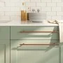 Cabinet handles 5 pcs bronze stainless steel 320 mm by , Cabinet knobs and handles - Ref: Foro24-155434, Price: 27,91 €, Disc...