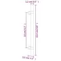 Cabinet handles 10 pcs silver stainless steel 160 mm by , Cabinet knobs and handles - Ref: Foro24-155415, Price: 28,88 €, Dis...