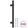 Cabinet handles 10 pcs black stainless steel 128 mm by , Cabinet knobs and handles - Ref: Foro24-155422, Price: 21,24 €, Disc...