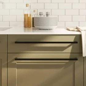 Schrankgriffe 5 Stück schwarzer Edelstahl 480 mm von , Schrankknöpfe und Griffe - Ref: Foro24-155403, Preis: 38,25 €, Rabatt: %