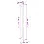 Tiradores para armarios 5 uds acero inoxidable negro 224 mm de , Pomos y picaportes de armarios - Ref: Foro24-155401, Precio:...
