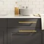 Schrankgriffe 20 Stück goldfarbener Edelstahl 192 mm von , Schrankknöpfe und Griffe - Ref: Foro24-3203599, Preis: 30,32 €, Ra...