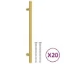 Schrankgriffe 20 Stück goldfarbener Edelstahl 192 mm von , Schrankknöpfe und Griffe - Ref: Foro24-3203599, Preis: 30,32 €, Ra...