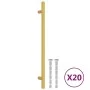 Schrankgriffe 20 Stück goldfarbener Edelstahl 224 mm von , Schrankknöpfe und Griffe - Ref: Foro24-3203600, Preis: 53,03 €, Ra...