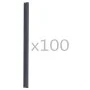 Clips for garden mesh 100 units anthracite gray PVC by vidaXL, Accessories for gates and fences - Ref: Foro24-45477, Price: 2...