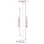 Tiradores para armarios 20 uds acero inoxidable dorado 224 mm de , Pomos y picaportes de armarios - Ref: Foro24-3203600, Prec...