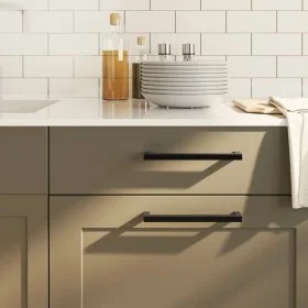 Cabinet handles 10 pcs black stainless steel 192 mm by , Cabinet knobs and handles - Ref: Foro24-3203675, Price: 27,55 €, Dis...