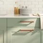 Cabinet handles 20 pcs stainless steel bronze 192 mm by , Cabinet knobs and handles - Ref: Foro24-3203663, Price: 52,89 €, Di...