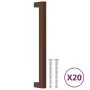 Cabinet handles 20 pcs stainless steel bronze 192 mm by , Cabinet knobs and handles - Ref: Foro24-3203663, Price: 52,89 €, Di...