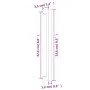 Tiradores para armarios 20 uds acero inoxidable plateado 224 mm de , Pomos y picaportes de armarios - Ref: Foro24-3203640, Pr...