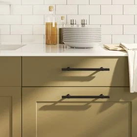 Cabinet handles 20 pcs black stainless steel 160 mm by , Cabinet knobs and handles - Ref: Foro24-3203694, Price: 71,20 €, Dis...